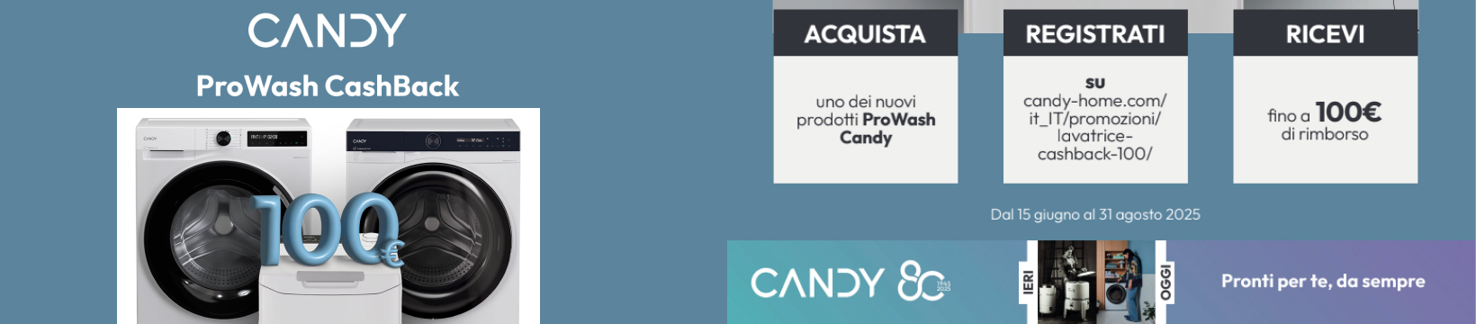 CashBack Candy, fino a 100€ di rimborso!