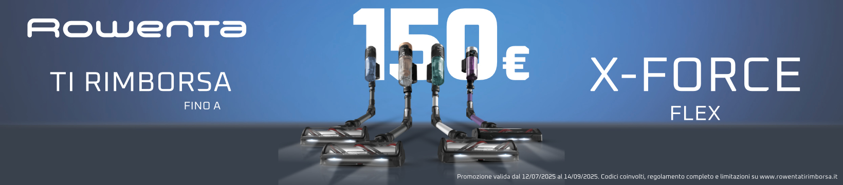 Rowenta ti rimborsa fino a 150€