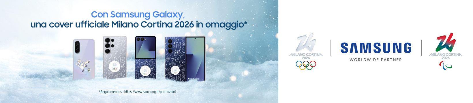 Con Samsung Galaxy cover olimpiadi in omaggio