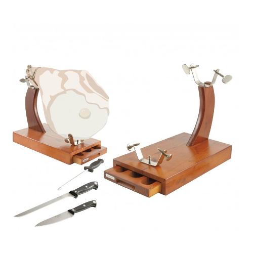 Brandani Porta prosciutto (23x38,5x34cm) Tinto noce 60498