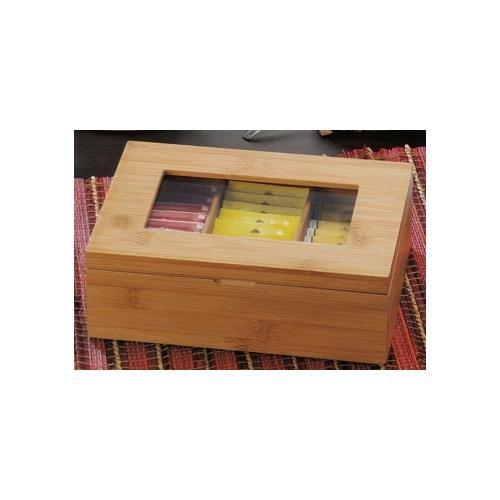 Star Porta bustine Bamboo 3 scomparti (23x16x8cm) Naturale 22649