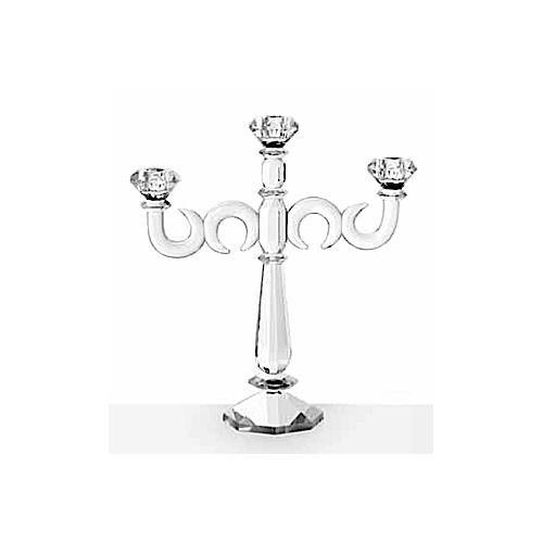 Fade Candelabro 3F (35,5cm) IOS Trasparente 48851
