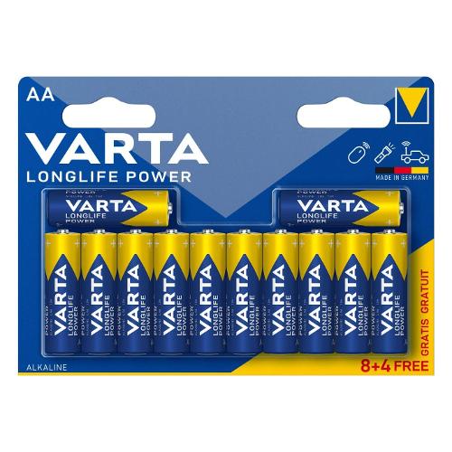 Varta Batteria Stilo AA Alcalina LONGLIFE POWER 12pz 04906 121 472