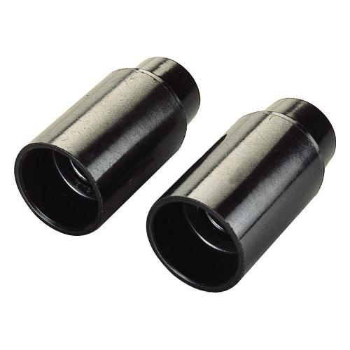 Poly Pool Set portalampade E14 (2 pz) Nero PP0487