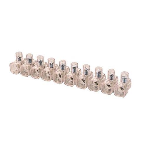 Poly Pool Set morsetti elettrici Unipolari Isolati 10 pz Trasparente per cavi 2,5 mmq PP0191