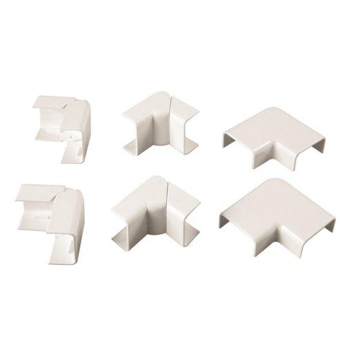 Poly Pool Kit accessori canaline elettriche Set Angoli Bianco PP0217
