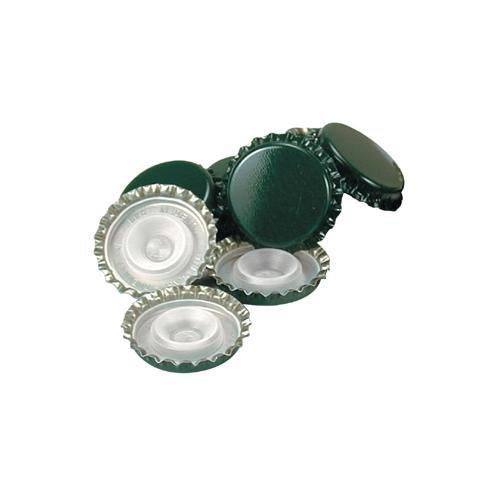 Cpl Set tappi corona 200 pz (2,9cm) con sottotappo Verde