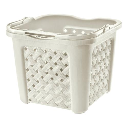 Tontarelli Cesta con manico (38x38x31,5cm) ARIANNA Angora 8065448210