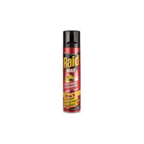 Raid Insetticida spray per scarafaggi e formiche Max bomboletta 300 ml 408163