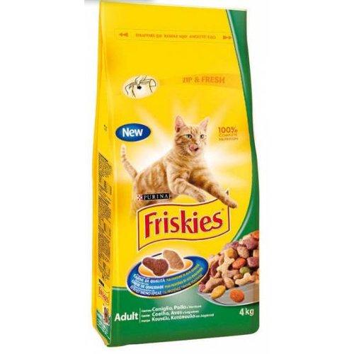 Friskies Crocchette gatti adulti gusto coniglio, pollo e verdure ( Sacchetto 4 kg ) 5122213