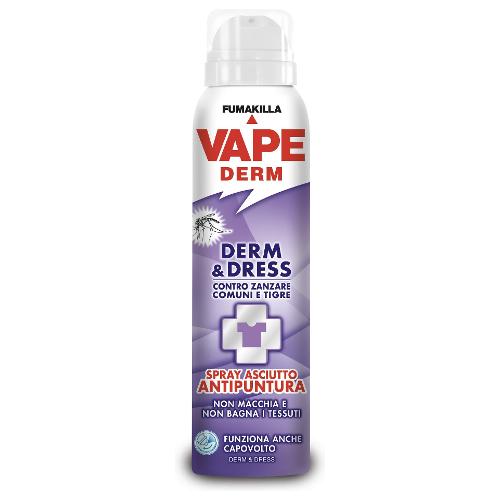Vape Repellente spray per insetti Derm & Dress bomboletta 100 ml 408295