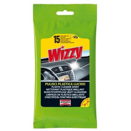 Arexons Panno detergente auto Pulisci Plastica 15 pz WIZZY 1934