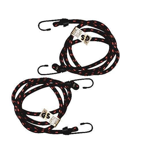 Co Ra Coppia corde elastiche con ganci metallo (150x1 cm) Assortito 000120154
