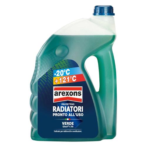 Arexons Liquido radiatore da -20° a 121°C Verde tanica lt 4,5 8051