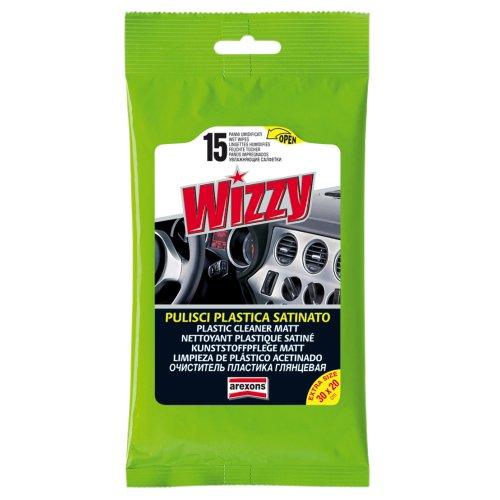 Arexons Panno detergente auto Pulisci Plastica 15 pz WIZZY 1921