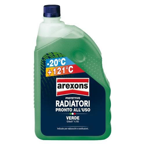 Arexons Liquido radiatore da -20° a 121°C Verde flacone 2,0 lt 8054