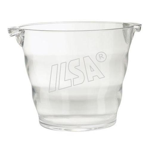 Ilsa Secchiello portaghiaccio Plastica (20x20cm) per bottiglia CRYSTAL Trasparente 2590020