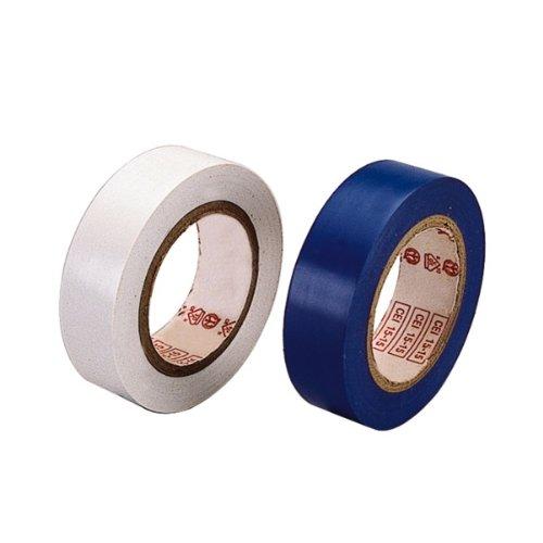 Nastri adesivi Isolanti Elettrici 1,5cm x 10m Bianco e Blu Conf. 2 rotoli  PP0518