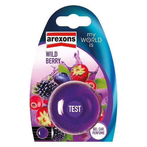 Arexons Profumatore auto bocchette ventilazione Wild Berry MY WORLD IS Viola 1445