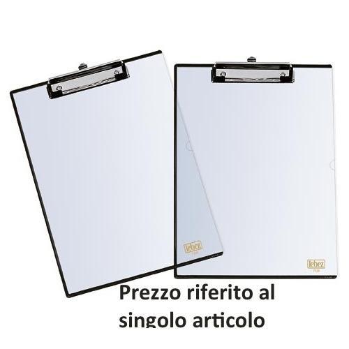 Lebez Porta blocco A4 Doppia Lettura (22x33cm) Trasparente 7725