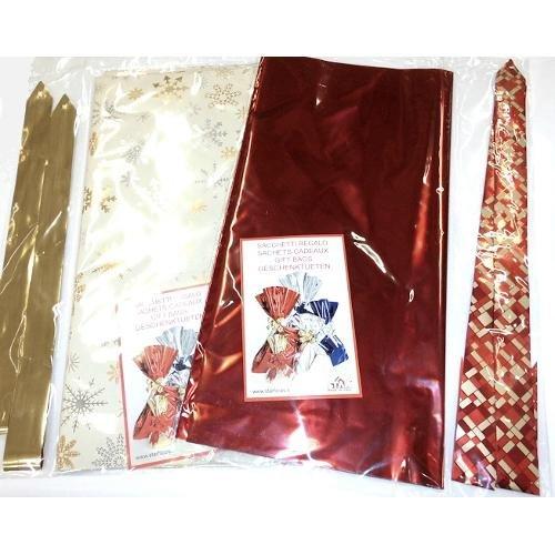 Star Set sacchetti regalo CHRISTMAS assortito (60x80 cm) M19 05