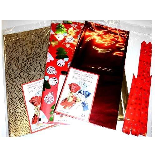 Star Set sacchetti regalo CHRISTMAS assortito (35x50 cm) M18 04
