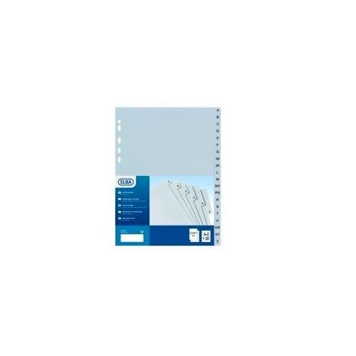 Favorit Set separatori raccoglitori 20 pz (22,5x30cm) A-Z ELBA Grigio 400006681