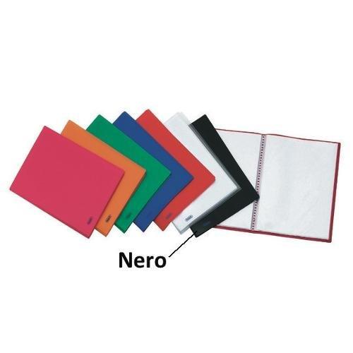 Favorit Porta listini 40 buste formato A4 (21x29,7 cm) finitura buccia d'arancia Nero 100460272