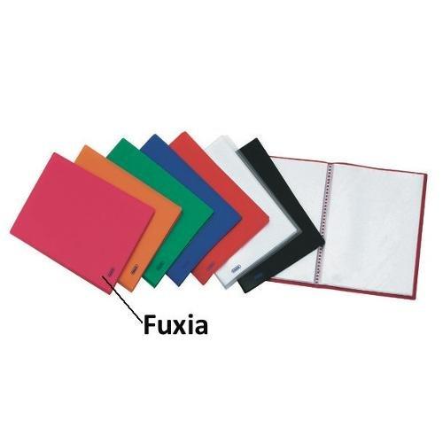 Favorit Porta listini 40 buste formato A4 (21x29,7 cm) finitura buccia d'arancia Fucsia 100460277