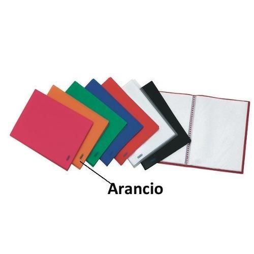 Favorit Porta listini 40 buste formato A4 (21x29,7 cm) finitura buccia d'arancia Arancio 100460273
