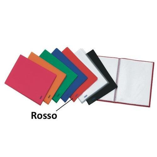 Favorit Porta listini 100 buste formato A4 (21x29,7 cm) finitura buccia d'arancia Rosso 100460320