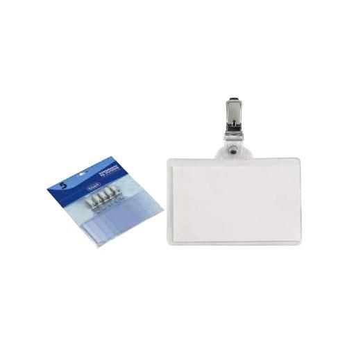 Favorit Targhetta porta nome 5 pz (11x7cm) Trasparente 100460581