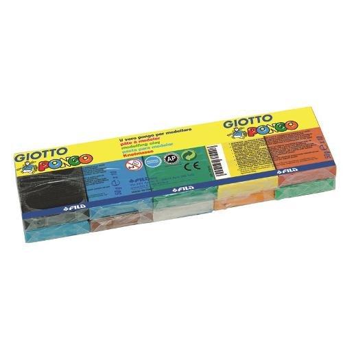 Fila Pasta modellabile Pongo 10 panetti colori assortiti da 50gr GIOTTO Multicolor 510800
