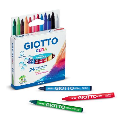 GIOTTO PASTELLI A CERA 24 PZ.