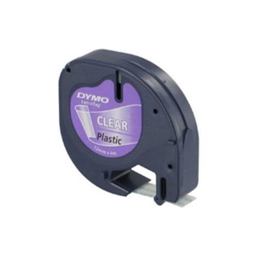 Dymo Nastro etichettatrice LETRATAG 12mm per 4m Trasparente S0721530