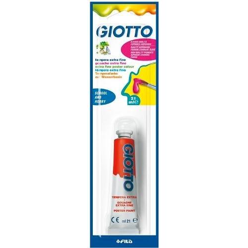 Colore a tempera Giotto School Paint: flacone da 250 ml, bianco