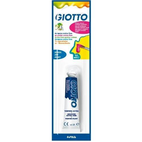 Colore a tempera Giotto School Paint: flacone da 250 ml, bianco