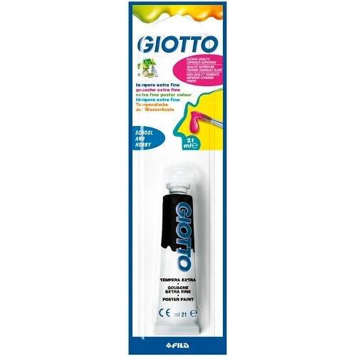 Fila Tempera Extra Tubetto 21 ml GIOTTO Nero 066224