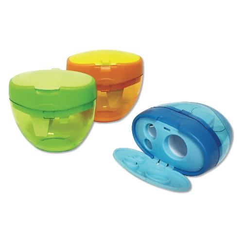 Arda Temperamatite triplo foro con serbatoio Jumbo Tris assortito 970120