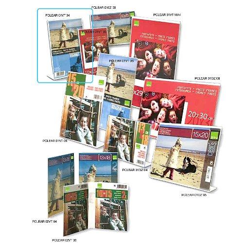 Bubola & Naibo Cornice plastica (13x18cm) PHOTOFRAMES CLEAR'S Trasparente PCLEAR01VT04