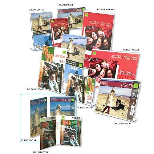 Bubola & Naibo Cornice plastica (13x18cm) PHOTOFRAMES CLEAR'S Trasparente PCLEAR02VT04