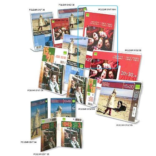 Bubola & Naibo Cornice plastica (21x29,7cm) PHOTOFRAMES CLEAR'S Trasparente PCLEAR01VTMA4