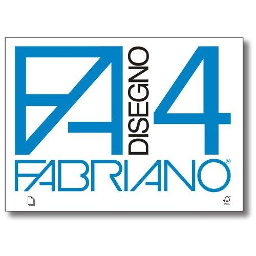 Fabriano Album disegno ruvido 200 gr/mq (24x33cm) 20 fg con 4 angoli Bianco DISEGNO 4 05000597