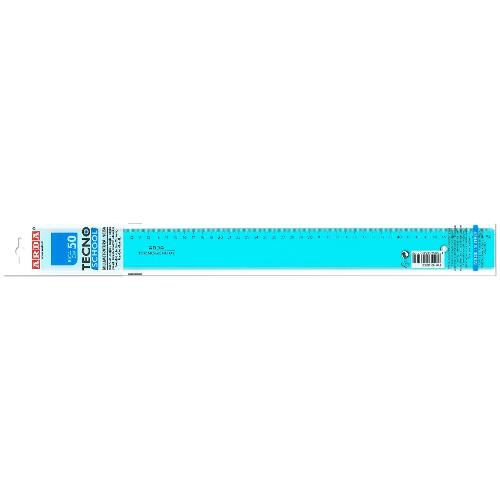 Arda Riga disegno (50 cm) TECHNOSCHOOL Azzurro trasparente 40050SS
