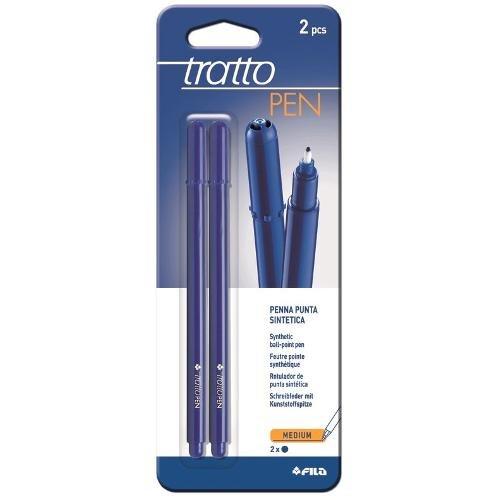 ASTUCCIO 12 PZ - TRATTO PEN METAL BLU