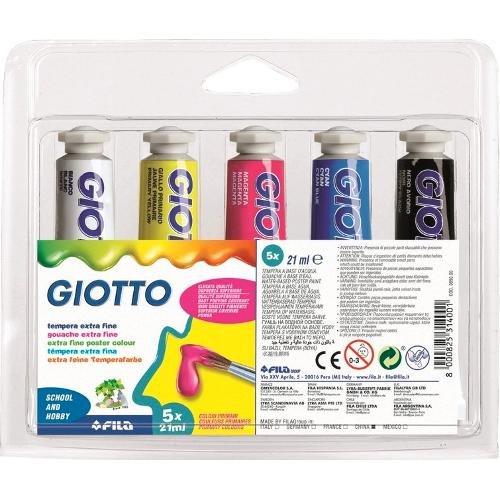 Fila Tempera Extra Colori primari Blister 5 pz 039091