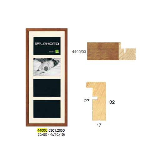 Bubola & Naibo Portafoto multi (20x50cm) 4F POLLY Noce 4400C 03012050