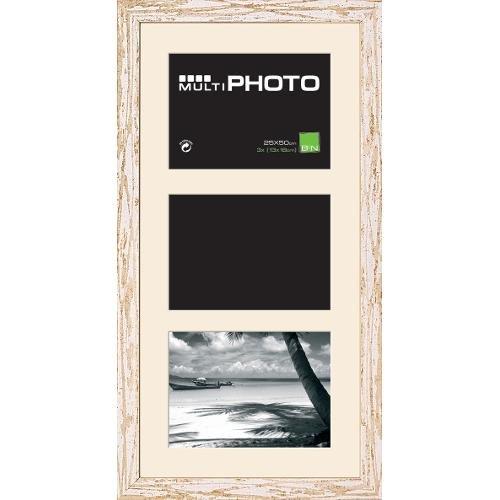 Portafoto multi ANDY 3F Bianco decapè 25 x 50 cm 3860C 12022550