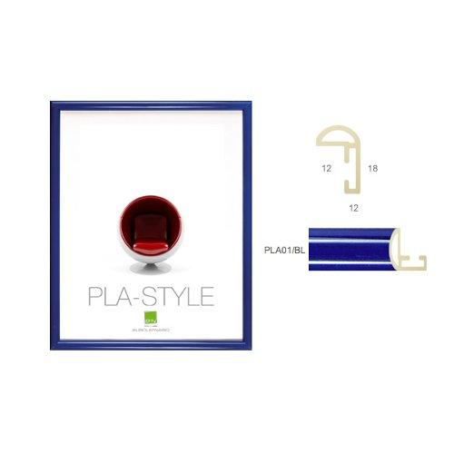 Bubola & Naibo Cornice plastica (50x70cm) BASIC PLA STYLE Blu lucido PLA01 BL 21