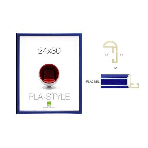 Bubola & Naibo Cornice plastica (24x30cm) BASIC PLA STYLE Blu lucido PLA01 BL 09